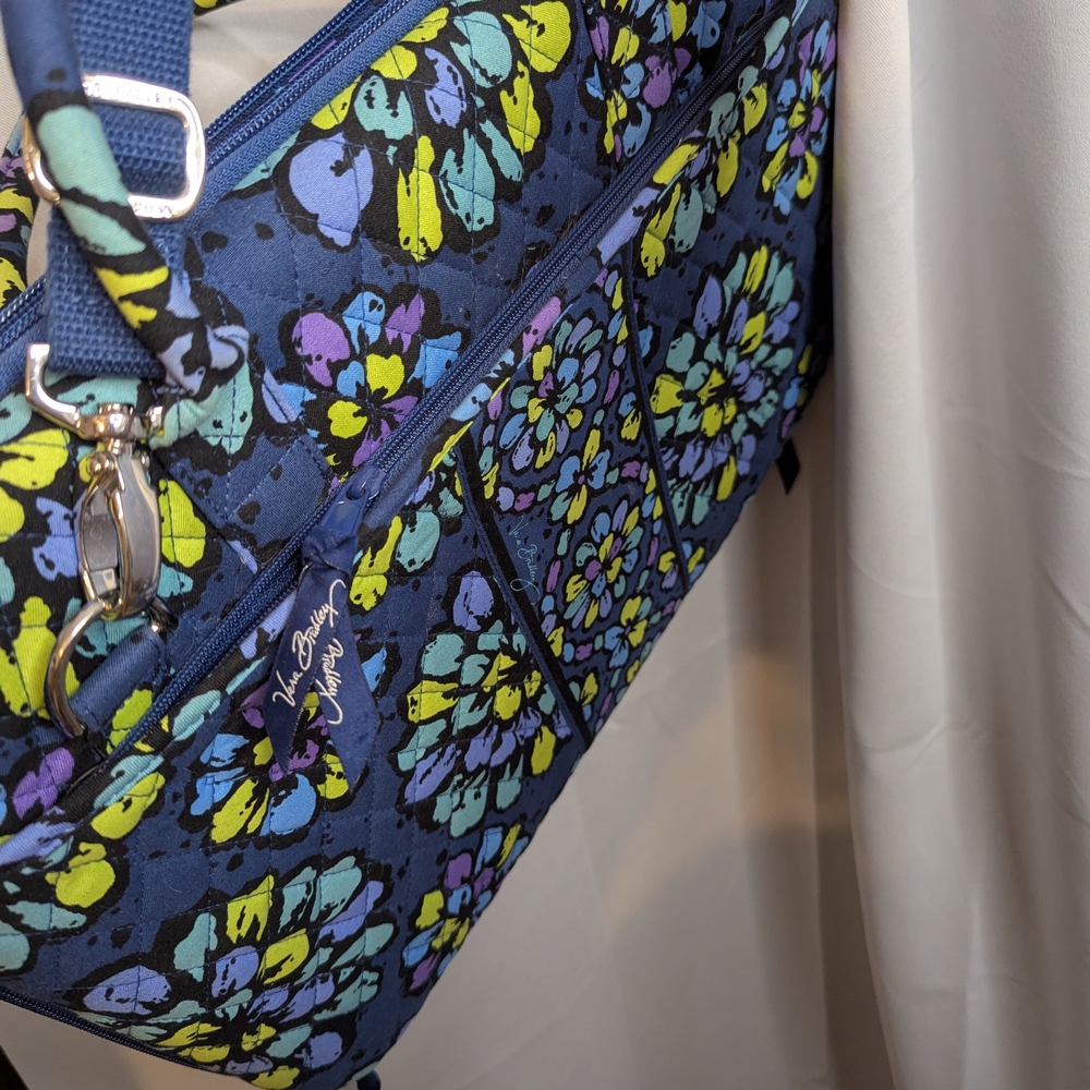 Vera Bradley Floral Quilted Laptop Bag - Picture 2 of 11